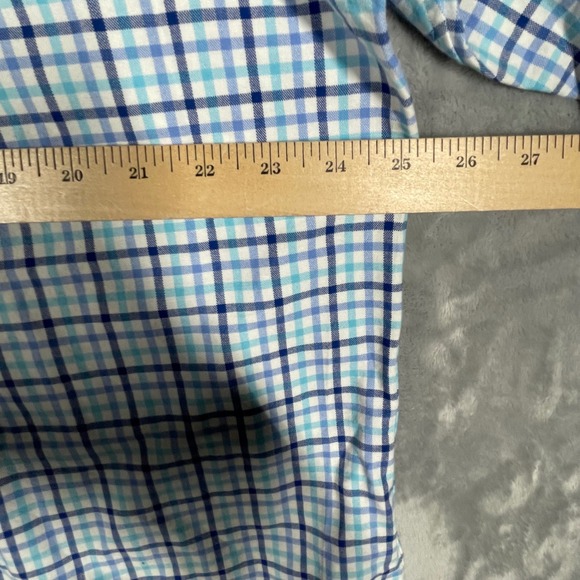 Polo Ralph Lauren Mens XL Classic Fit Plaid Button Down Shirt Oxford Blue NEW - Picture 9 of 10